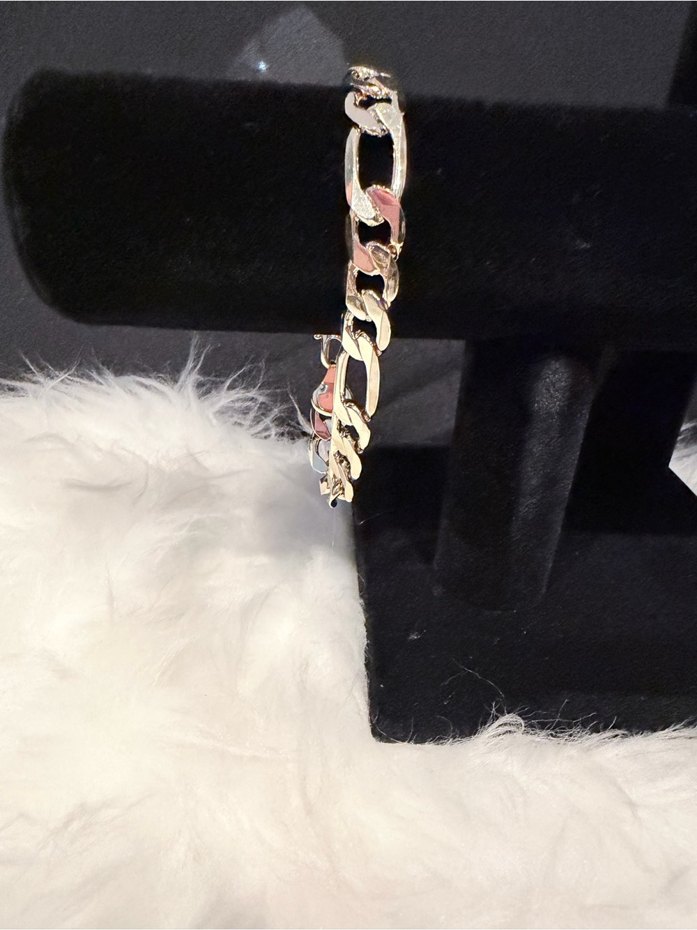 Gold plated Women's Curb Link Bracelet